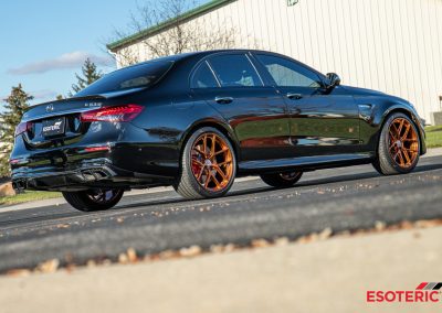 Mercedes-Benz E63S AMG PPF Wrap and Custom Wheels