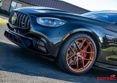 Mercedes-Benz E63S AMG PPF Wrap and Custom Wheels
