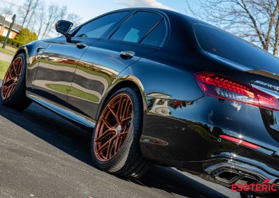 Mercedes-Benz E63S AMG PPF Wrap and Custom Wheels