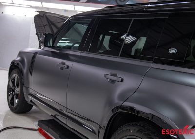 Land Rover Defender Satin PPF Wrap 17