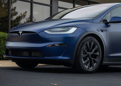 Tesla Model X Satin PPF Wrap 16