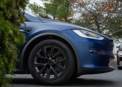 Tesla Model X Satin PPF Wrap 18
