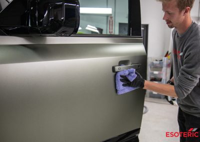 Land Rover Defender Satin PPF Wrap 17