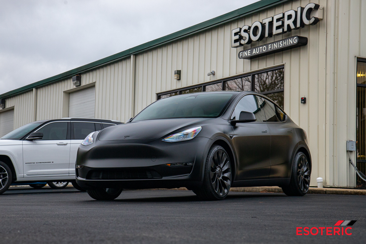 Tesla Model Y Satin PPF Wrap-21 Tesla Model Y - Satin Conversion