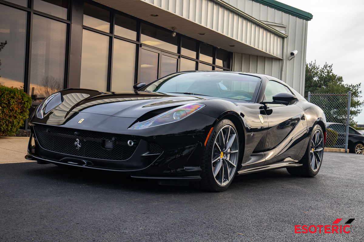 Ferrari 812 GTS PPF Wrap-27 Black Ferrari 812 GTS by ESOTERIC.