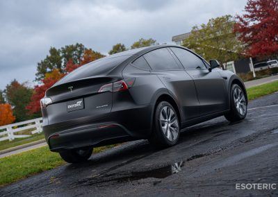 Tesla Model Y Satin PPF Wrap 14