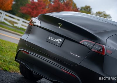Tesla Model Y Satin PPF Wrap 15