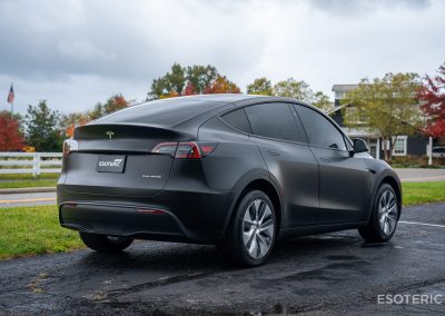 Tesla Model Y Satin PPF Wrap 16