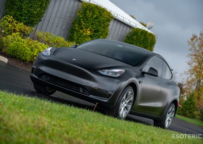 Tesla Model Y Satin PPF Wrap 18