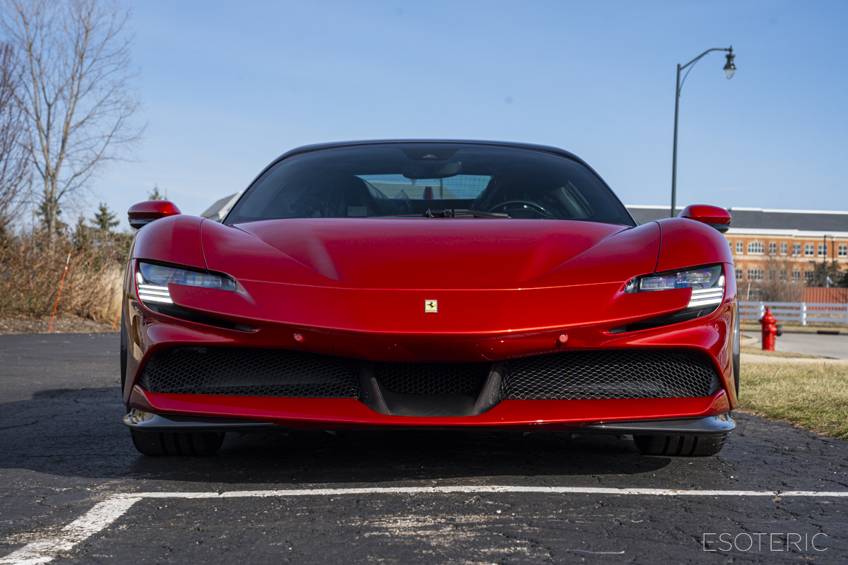 Windshield Protective Film 11 Ferrari SF90 Spider PPF Wrap 32