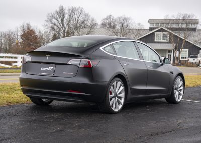 Tesla Model 3 Satin PPF Wrap 14