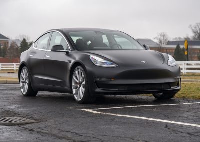 Tesla Model 3 Satin PPF Wrap 17