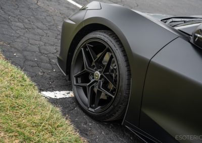 c8 corvette satin ppf flowform wheels 04