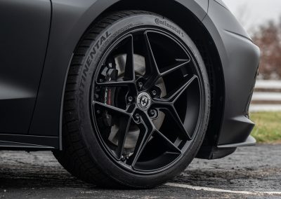 c8 corvette satin ppf flowform wheels 17