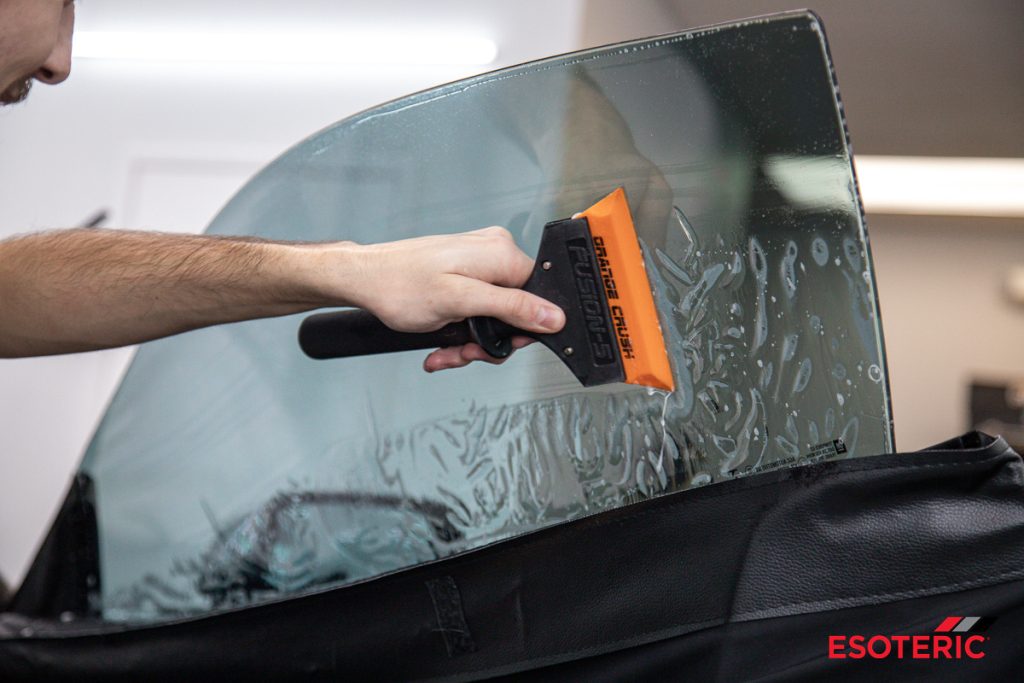 5 ways to improve your C8 Corvette 3 C8 Corvette window tint installation Esoteric